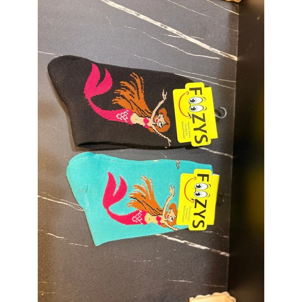 Foozys‎ Novelty Socks Mermaid Design Set of 2